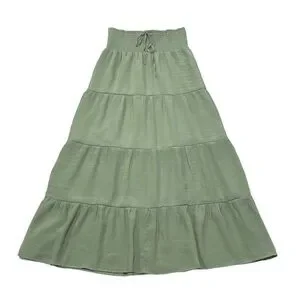 Love Tree | Dresses | Love Tree Dress Womens Large Green Nwt Cute Panel  Strapless Maxi Smocked Boho | Poshmark
